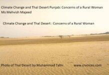 Climate Change and Thal Desert: Concerns of a Rural Woman